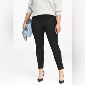 Banana Republic Women’s 8 Long Devon Black Bi Stretch Ankle Trouser Pant 8L